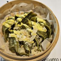 Vegan dumplings at That's Vapore City Life in Milan