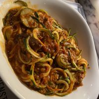 zoodles, tomatensauce  at Vapiano in Linz