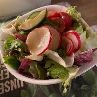 Insalata mini with balsamic dressing at Vapiano in Linz