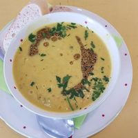 Lentil dal at Cafe Animo in Ulm