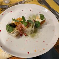 Fall Menu Starter: pumpkin strudel  at Cafe Animo in Ulm