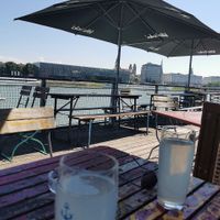 An Deck at Salonschiff Fräulein Florentine in Linz