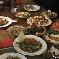 Different starters to share  at Ayam Zaman in Linz