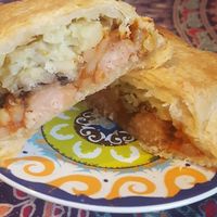 Breakfast pasty at Scrummy Crumb in Hull