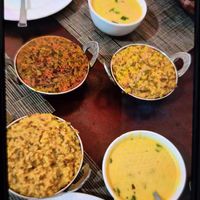 From neighbouring table, they enjoyed and being Indian said it was very authentic, Indian chef. They gave me a taste too, delicious. at Krishna Vegetarian Restaurant in Zanzibar