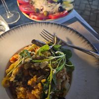 Risotto at Cafe Del Mare in Kotor