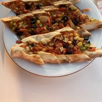 Vegan Pide at Kumsal Pide in Oludeniz