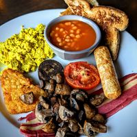 Full Vegan Breakfast at Rise & Grind in Wallasey
