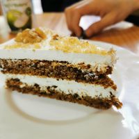 Carrot cake  at Papas Elvira in Granada