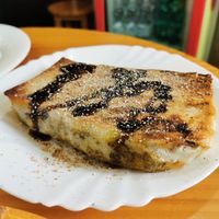 Soya almond pastry  at Papas Elvira in Granada