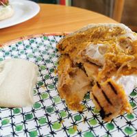 Pumpkin empanada at Papas Elvira in Granada