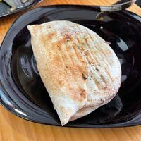 Pita falafel at Papas Elvira in Granada