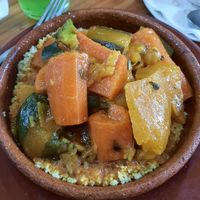 Vegetal couscous at Papas Elvira in Granada