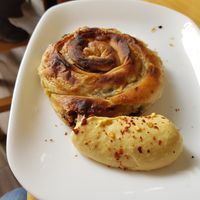 Spinach Philo pastry at Papas Elvira in Granada