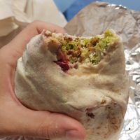 Falafel hummus pita at Papas Elvira in Granada