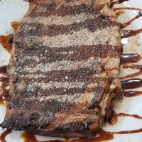 Vegan soy mince pastella at Papas Elvira in Granada