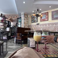 Vibe and juices. Juices all natural so not too sweett  at Papas Elvira in Granada