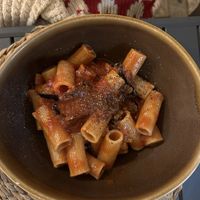 Pasta alla Norma  at El Local in Ibiza