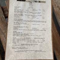 Menu at Fixed Gear Coffee in Valkenburg