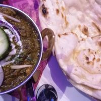 Hauptgericht (der dazugehörige Reis hat nicht mehr auf das Bild gepasst 😀) at Ganesha Tandoori Restaurant in Kulmbach