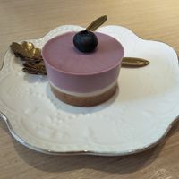 Raspberry cheesecake. at Dancing Dumplings 舞蔬尚饺 - Wǔ Shū Shàng Jiǎo - temporarily closed in Shanghai