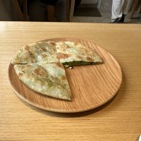 Celery Xianbing  at Dancing Dumplings 舞蔬尚饺 - Wǔ Shū Shàng Jiǎo - temporarily closed in Shanghai