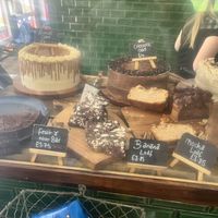 The variety on counter is fabulous  at The Coffee Station in Taunton