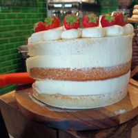 Example of cake size ! at The Coffee Station in Taunton