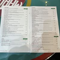 Menu   at Maroush in West London