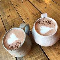 Love the coconut hot chocolate ❤️  at The Old Gun Shop Café & Pantry in Lancaster