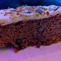 Carrot cake at The Old Gun Shop Café & Pantry in Lancaster