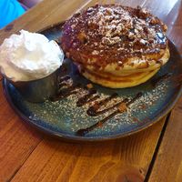 Tiramisu pancakes at The Old Gun Shop Café & Pantry in Lancaster