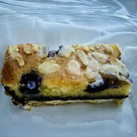 Blueberry Bakewell slice   at The Old Gun Shop Café & Pantry in Lancaster
