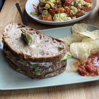 Club sandwich  at The Old Gun Shop Café & Pantry in Lancaster