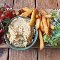 Middle Eastern Ave Board at The Old Gun Shop Café & Pantry in Lancaster