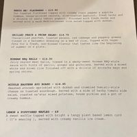 Menu at The Old Gun Shop Café & Pantry in Lancaster