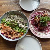 Buddha Bowl & Pow Pow Cauliflower   at The Old Gun Shop Café & Pantry in Lancaster