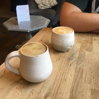 Cutest coffee cups ever 😍 at The Old Gun Shop Café & Pantry in Lancaster