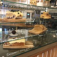 The freshly baked cakes and sweet treats 🍰 at The Old Gun Shop Café & Pantry in Lancaster