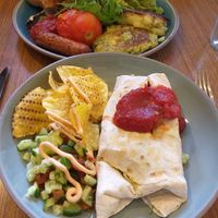 Breakfast Burrito and Big Breakfast 😋😋 at The Old Gun Shop Café & Pantry in Lancaster