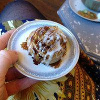 The best cinammon roll I've had in a loooooong time 😻 at The Old Gun Shop Café & Pantry in Lancaster