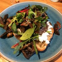 Mushroom toast  at The Old Gun Shop Café & Pantry in Lancaster