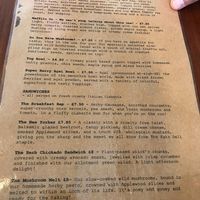 Menu at The Old Gun Shop Café & Pantry in Lancaster