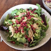 Chikn avo salad bowl at The Old Gun Shop Café & Pantry in Lancaster