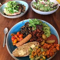 Vegan breakfast at The Old Gun Shop Café & Pantry in Lancaster