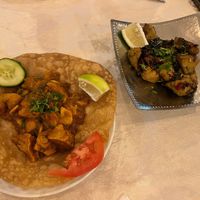 Garlic Soya Puri & Pepper Soya at Torviscas Spice Village in Tenerife