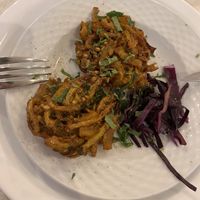 Onion bahjee   at Torviscas Spice Village in Tenerife