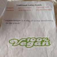 Full vegan menu at Torviscas Spice Village in Tenerife