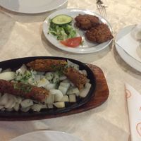 Vegan sheesh kebab! at Torviscas Spice Village in Tenerife