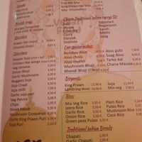 Menu at Torviscas Spice Village in Tenerife